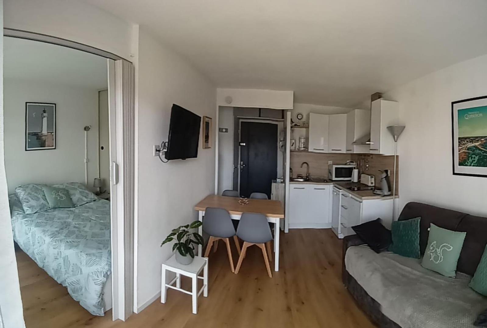 Appartement Cocon A Quiberon Dans Residence Calme, Plages Et Centre Ville A Pied Ou A Velo Pour 2 A 4 Personnes المظهر الخارجي الصورة